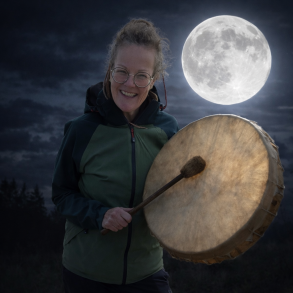 Trommerejse til Fuldm�nen den 3. Marts 