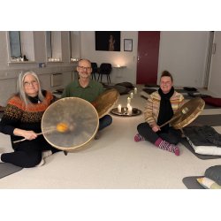 Trommehealing med de 3 Shaman-l�rlinge - den 24. Marts 2026