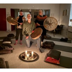 Trommehealing med de 3 Shaman-l�rlinge - den 24. Marts 2026