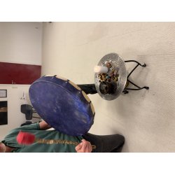 Indianer tromme - B�ffel skind 20�