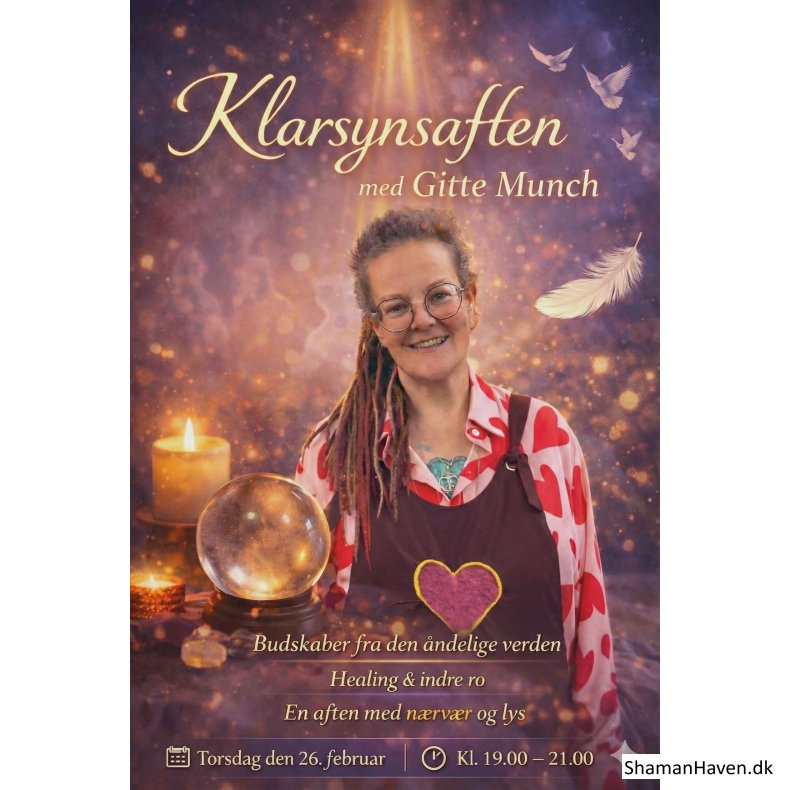 Klarsynsaften med Gitte Munch, den 26. Februar 2026